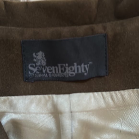 Velvet distressed designer blazer by SEVENEIGHTY - hardly worn like brand new - Picture 4 of 5